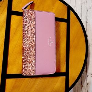 Kate Spade Greta Court Dusty Peony Wallet